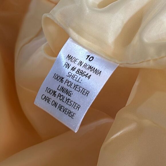 John Meyer of Norwich Yellow Set Skirt Blazer - Picture 13 of 13